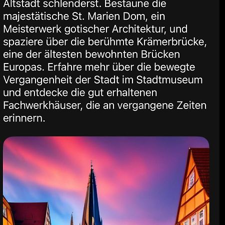 Schlafen In Erfurt- Nicht 0815 Apartment Bagian luar foto